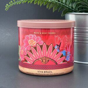 BBW Viva Brazil Bath & Body Works 3 Wick Candle